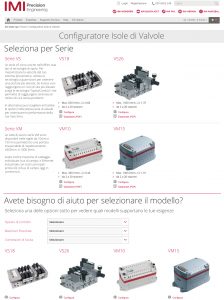 configuratore isole di valvole IMI Norgren