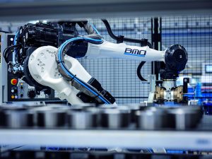 Faulhaber servopinza BMO Automation carico scarico CNC