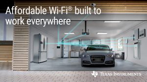 Texas Instruments Wi-Fi 6 circuiti integrati complementari connettività IoT affidabile ricarica EV
