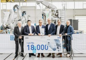 Dürr 18.000 robot verniciatura top coating Audi