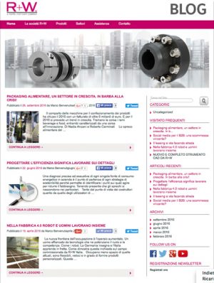 blog meccanica R+W