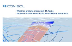 simulazione fluidodinamica Comsol webinar gratuito