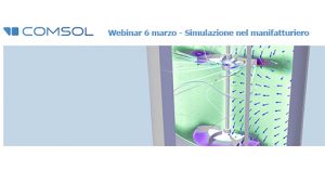 simulazione multifisica webinar Comsol marzo