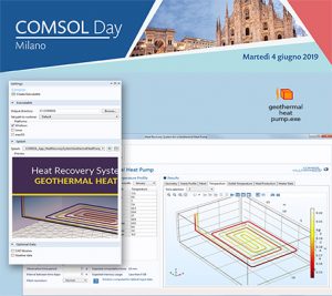 simulazione Comsol Day Milano 2019