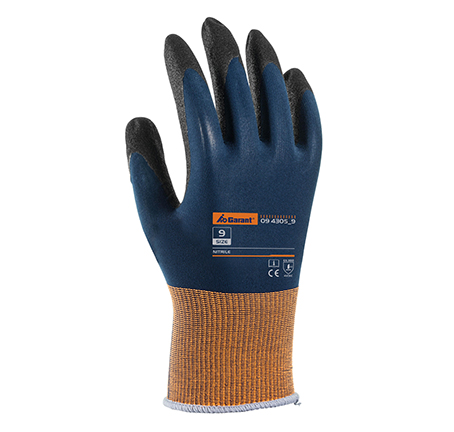 PADUA ICE, guanti da montaggio in nylon/schiuma nitrilica con Diamond Grip, misura 7-11, Cat. II, EN 388, OEKO-TEX 7 100 paia