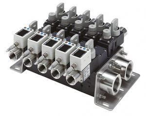 SMC manifold PF3W