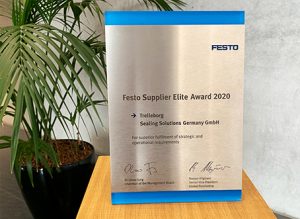 Trelleborg supplier Elite award Festo