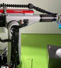 Cable tow cable holder demonstrator Keba Industrial Automation robot demonstrator