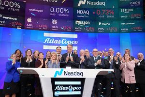 Atlas Copco apertura Nasdaq celebrazioni 150 anni