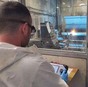 Argos ST tornio metallizzazione a spruzzo