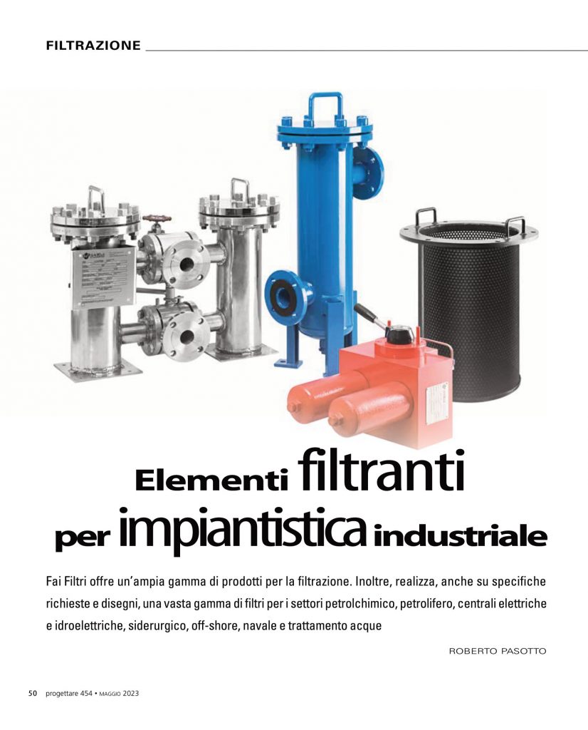 Soluzioni di filtrazione per aria compressa: Filtri per