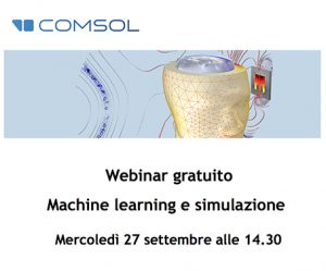 Comsol webinar gratuito machine learning e simulazione