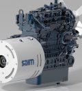 SAIM Industrial motore ibrido macchine da lavoro elettrico endotermico Kubota