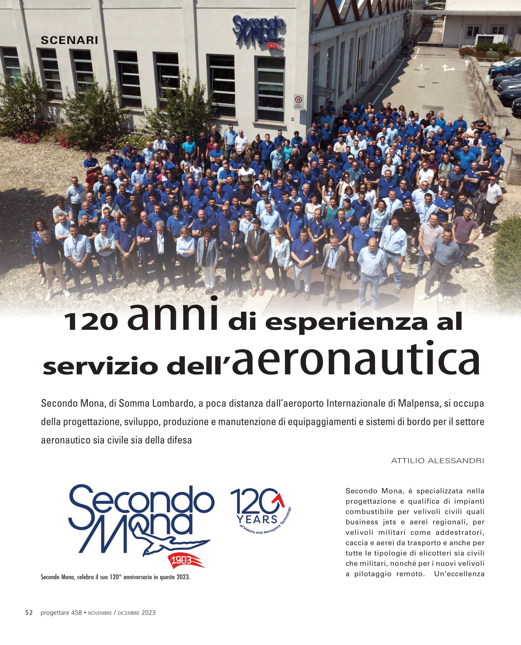 120 anni di esperienza al servizio dell aeronautica Meccanica Plus