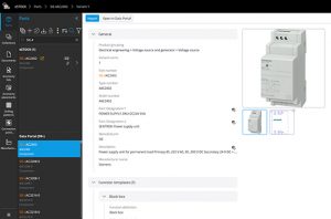 Eplan integrazione Data Portal Eplan eStock gestione database componenti elettrici