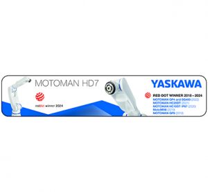 Yaskawa Red Dot Award robot Motoman HD7 premio design