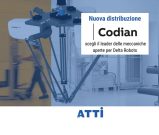 Atti distribuzione meccaniche aperte Delta robots Codian Robotics
