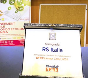 RS Italia certificazione inclusione parità di genere Targa Obiettivo EFFE_RS Italia