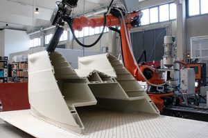 Caracol AM V2 Group stampa 3D robotica di grande formato settore nautico catamarano