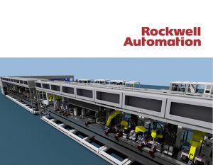Rockwell Automation simulazione test automazione gemelli digitali E3D Factory Test
