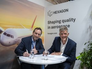 Hexagon accordo quadro metrologia Thales Didier-Perrigault Stephen-Chadwick