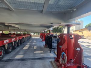 Mammoet Italy soluzione sollevamento martinetti HJS ILTA Awards