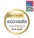 Rittal medaglia oro EcoVadis sostenibilità