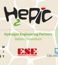 Immagine che mostra il logo del consorzio per l'ingegneria dell'idrogeno H2EPIC costituito da Simplifhy, ESE Engineering Services for Energy e CED INGEGNERIA