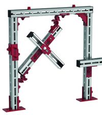 Mefa sistema montaggio modulare flessibile impiantistica cantiere Optimum XLV_04