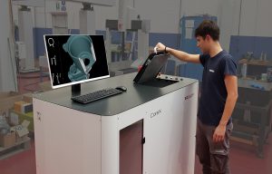  Ready Core X One tomografia industriale caricamento